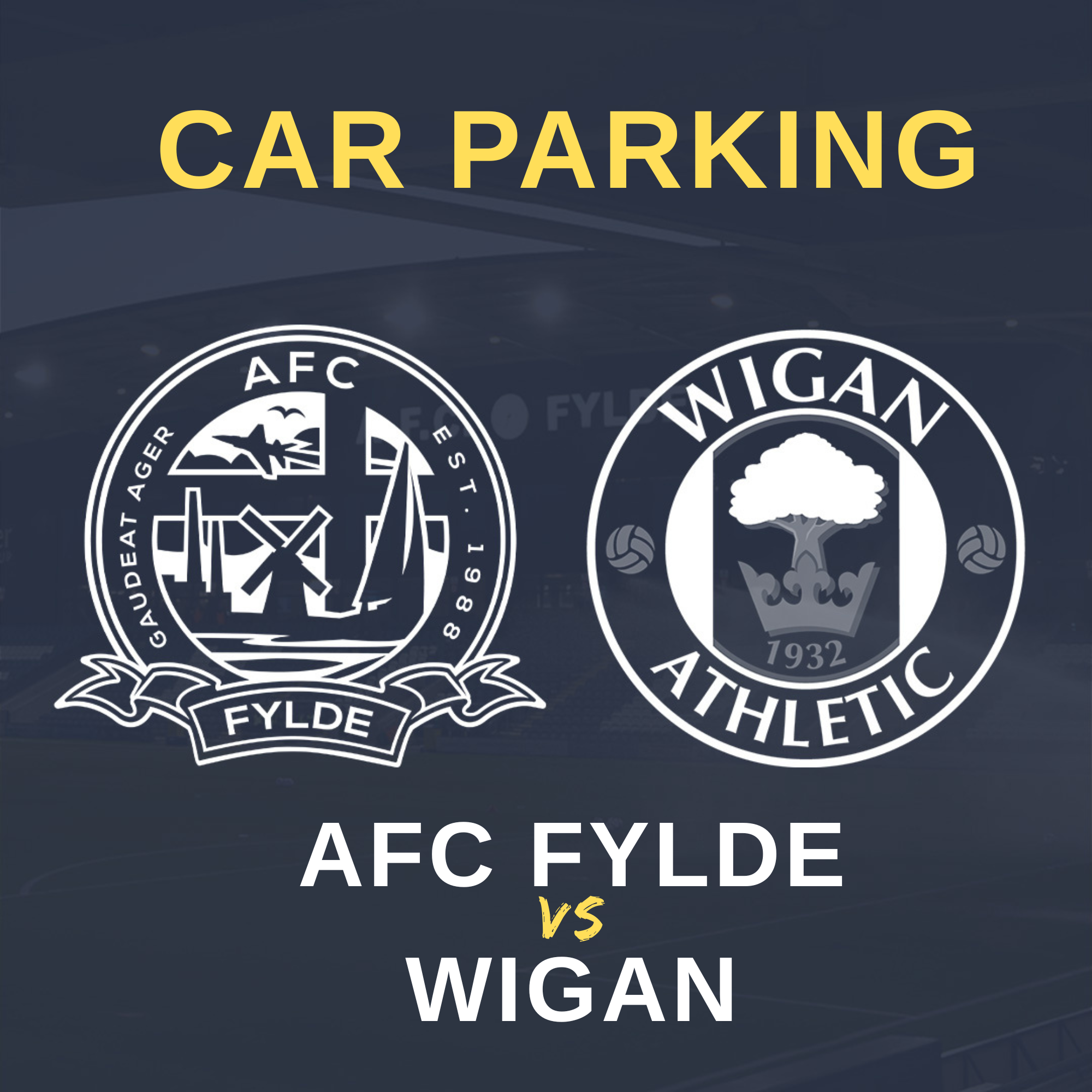 Event image Matchday Car Parking - Wigan (Pre-Season Friendly)