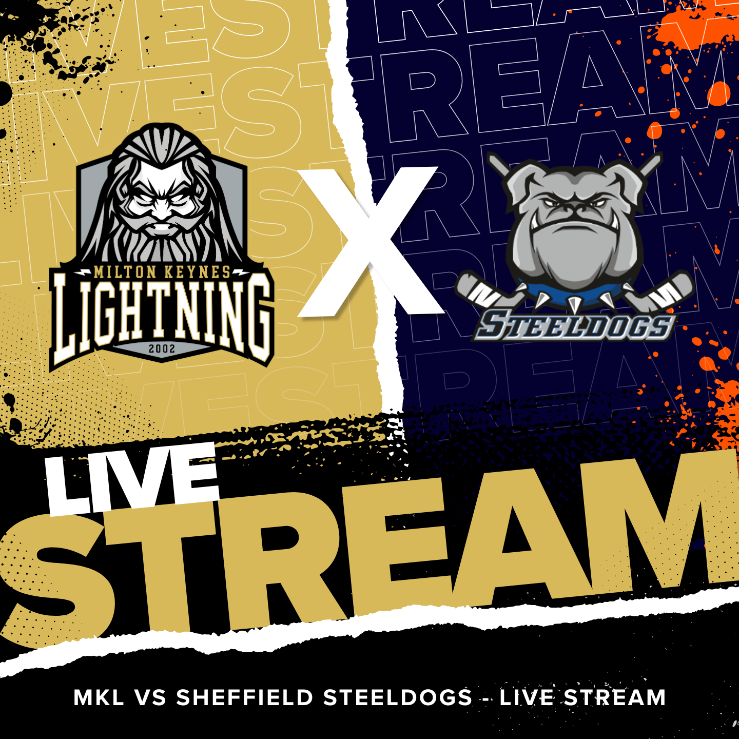 Event image Live Stream - Saturday - 10/10/2026 - Milton Keynes Lightning vs. Sheffield Steeldogs - League/Cup - Face Off - 19:00