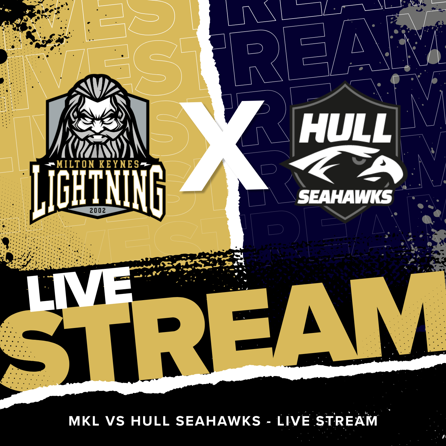 Event image Live Stream - Saturday - 17/10/2026 - Milton Keynes Lightning vs. Hull Seahawks - League/Cup - Face Off - 19:00
