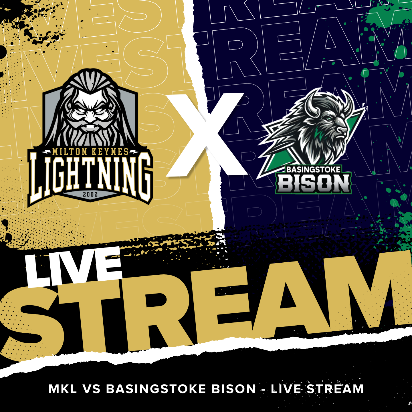 Event image Live Stream - Sunday - 15/11/2026 - Milton Keynes Lightning vs. Basingstoke Bison - League/Cup - Face Off - 17:30