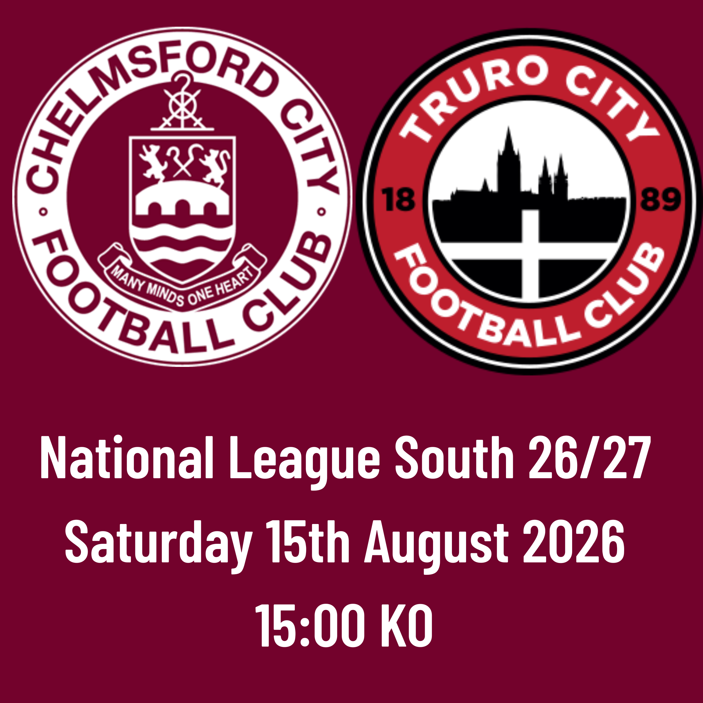 Event image AWAY FANS: CCFC vs Truro City
