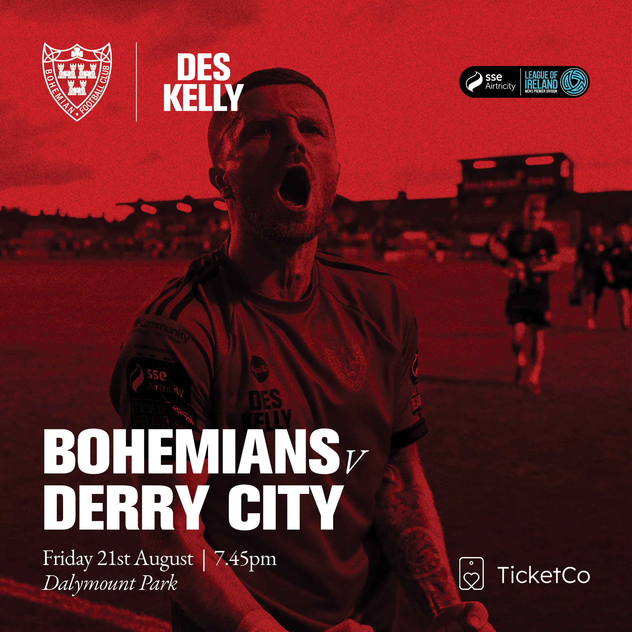 Event image Bohemian FC vs Derry City FC 