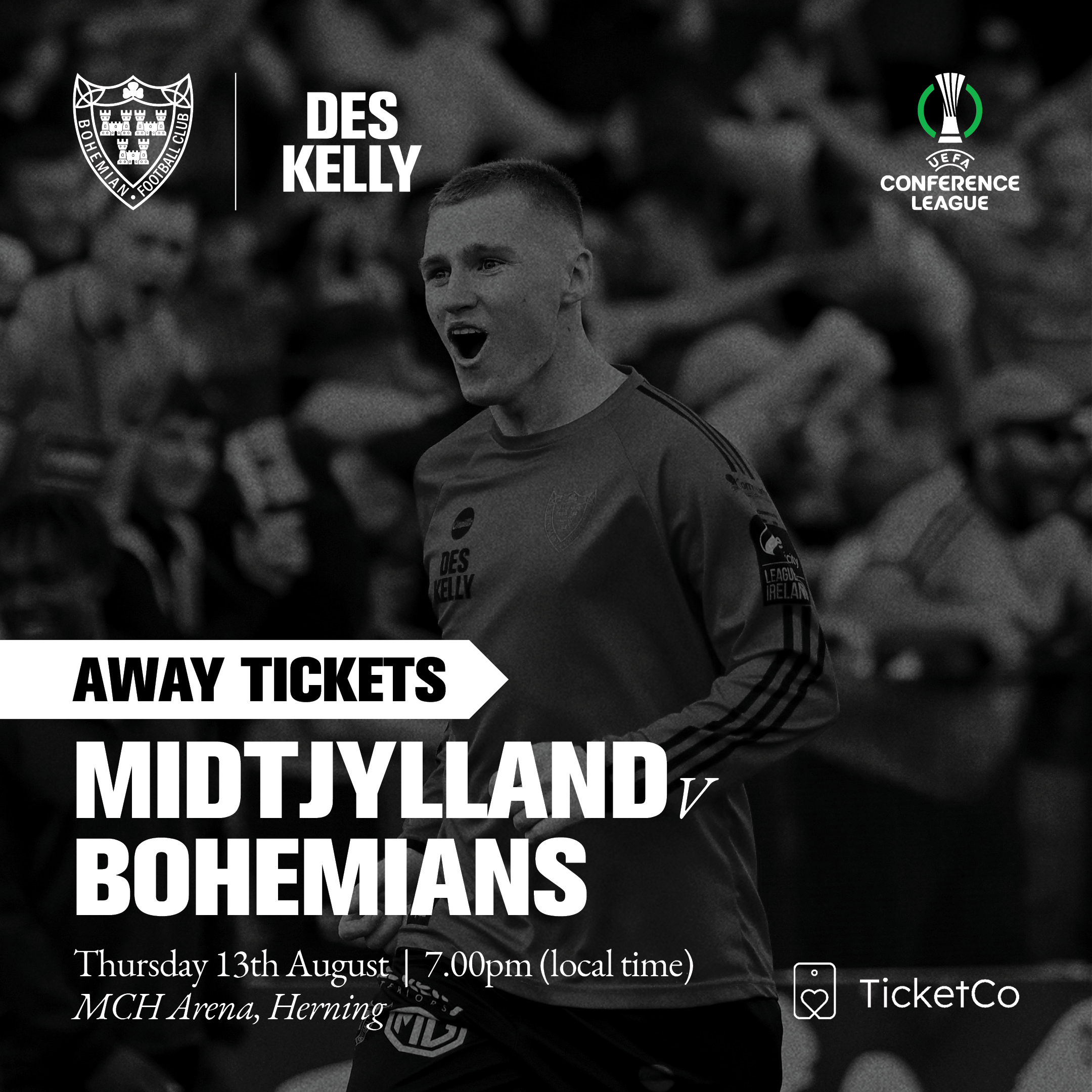 Event image UEFA Conference League - FC Midtjylland vs Bohemian FC  