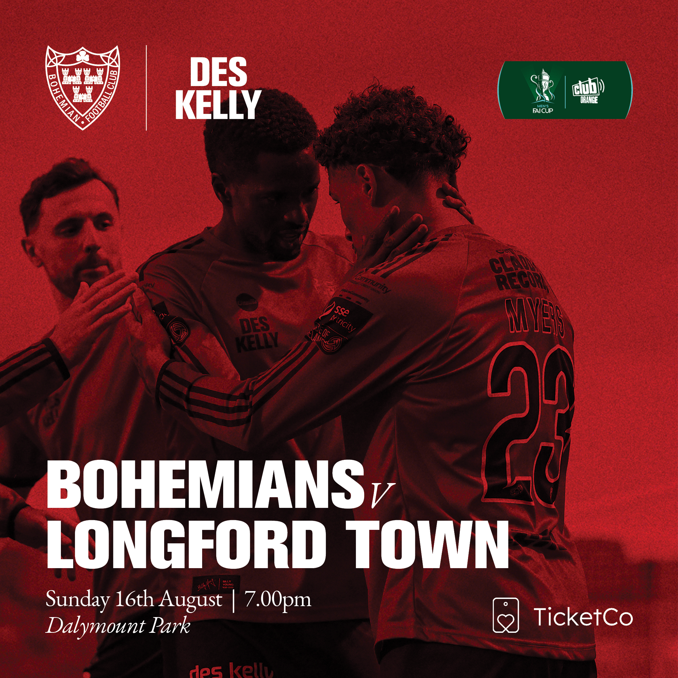 Event image Bohemian FC vs Longford Town FC (Away end) 