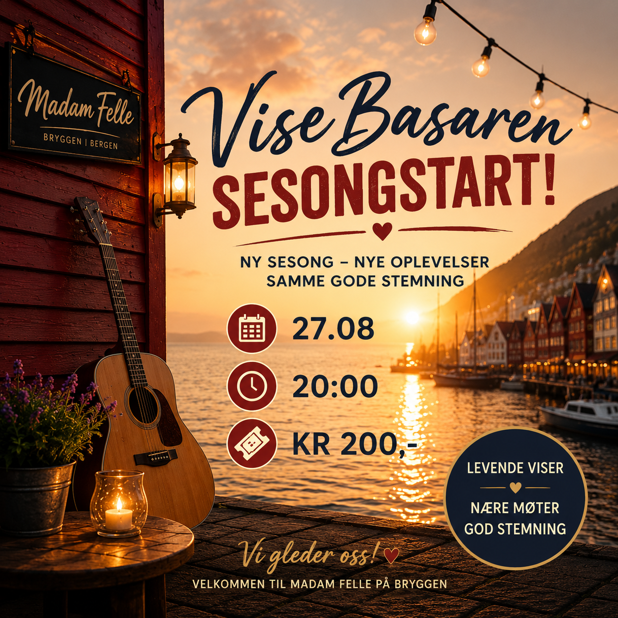 Event image SESONGSTART I VISEBASAREN