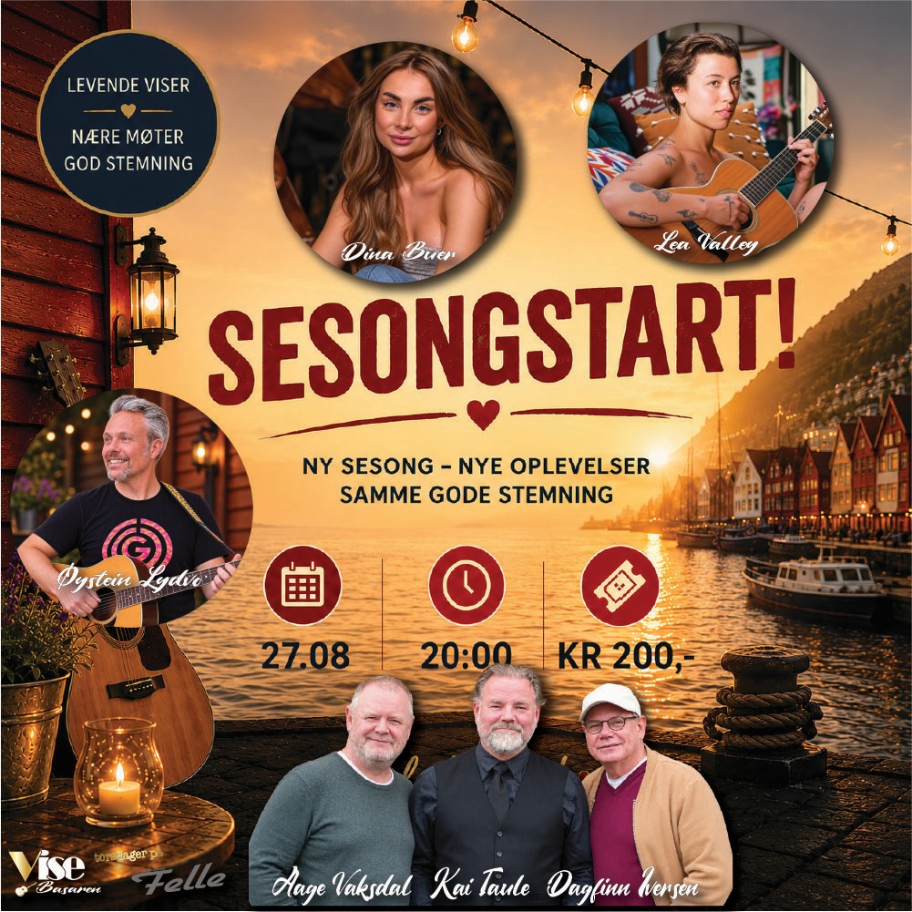Event image SESONGSTART I VISEBASAREN