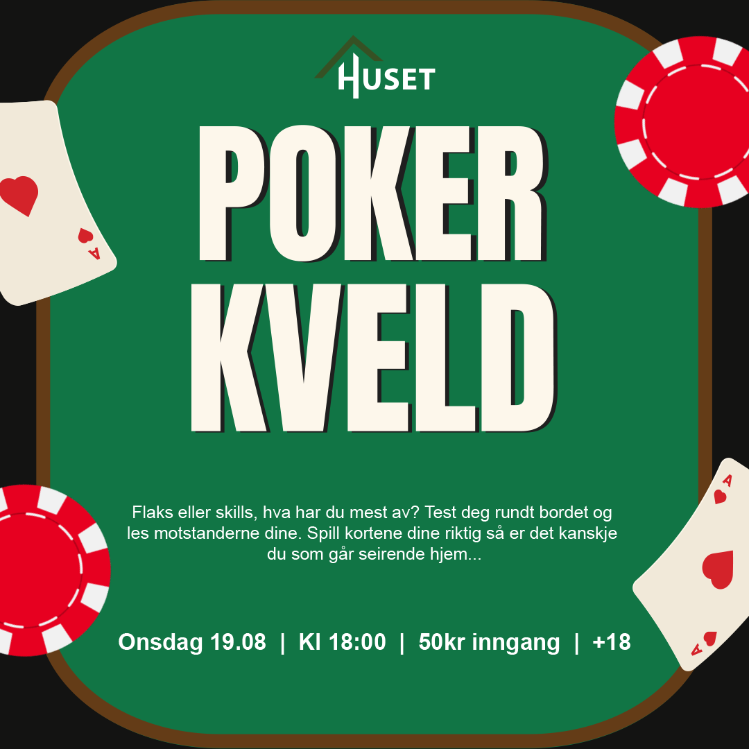 Event image POKERKVELD // HUSET