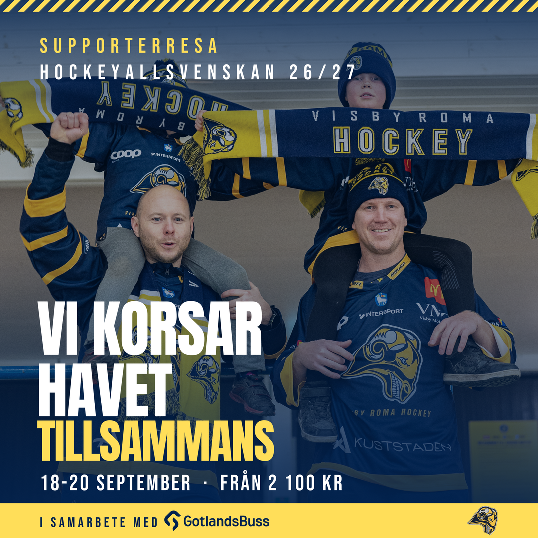 Event image Supporterresa 18-20 september - Vi korsar havet tillsammans