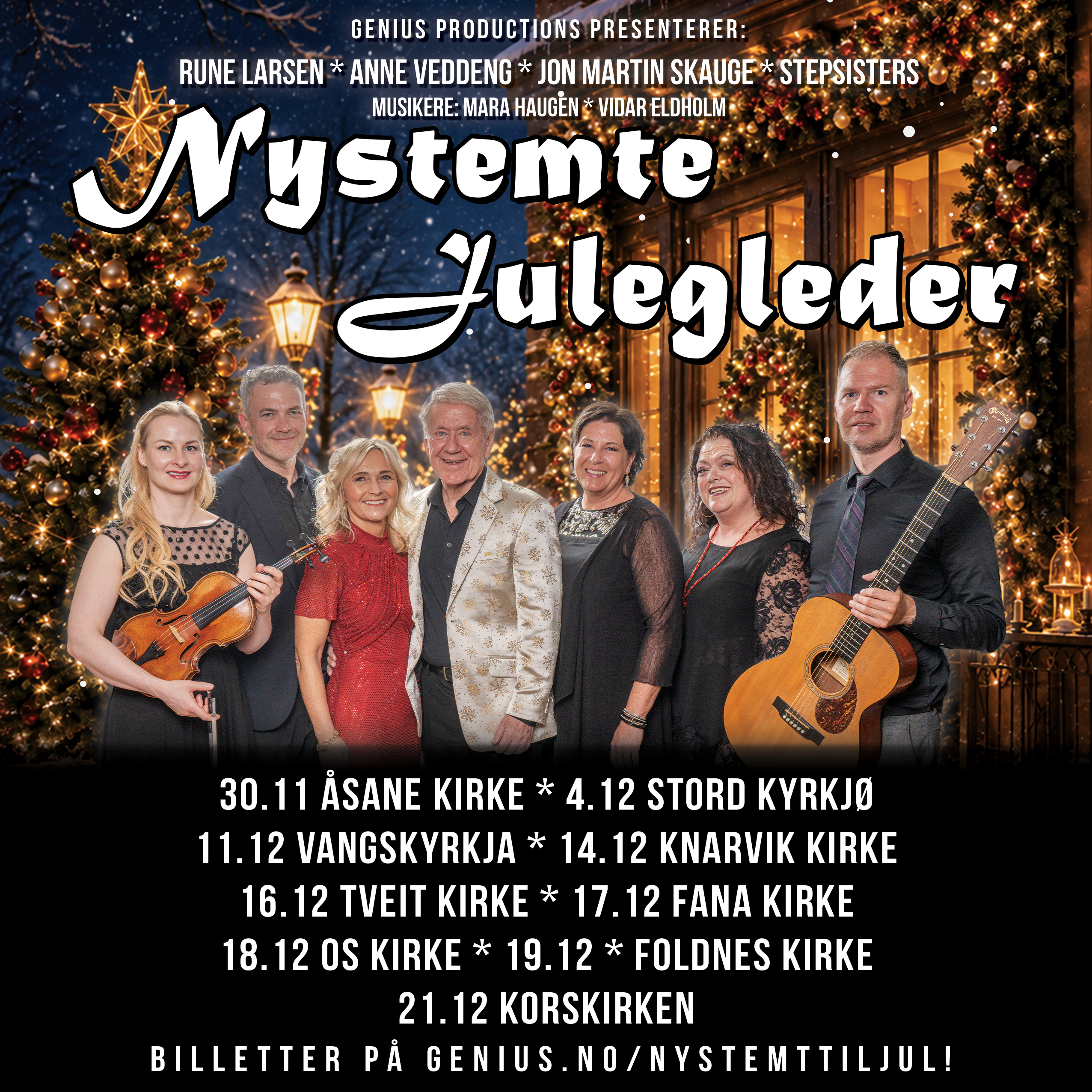 Event image Rune Larsen: Nystemte Julegleder - Knarvik Kirke - 14.12