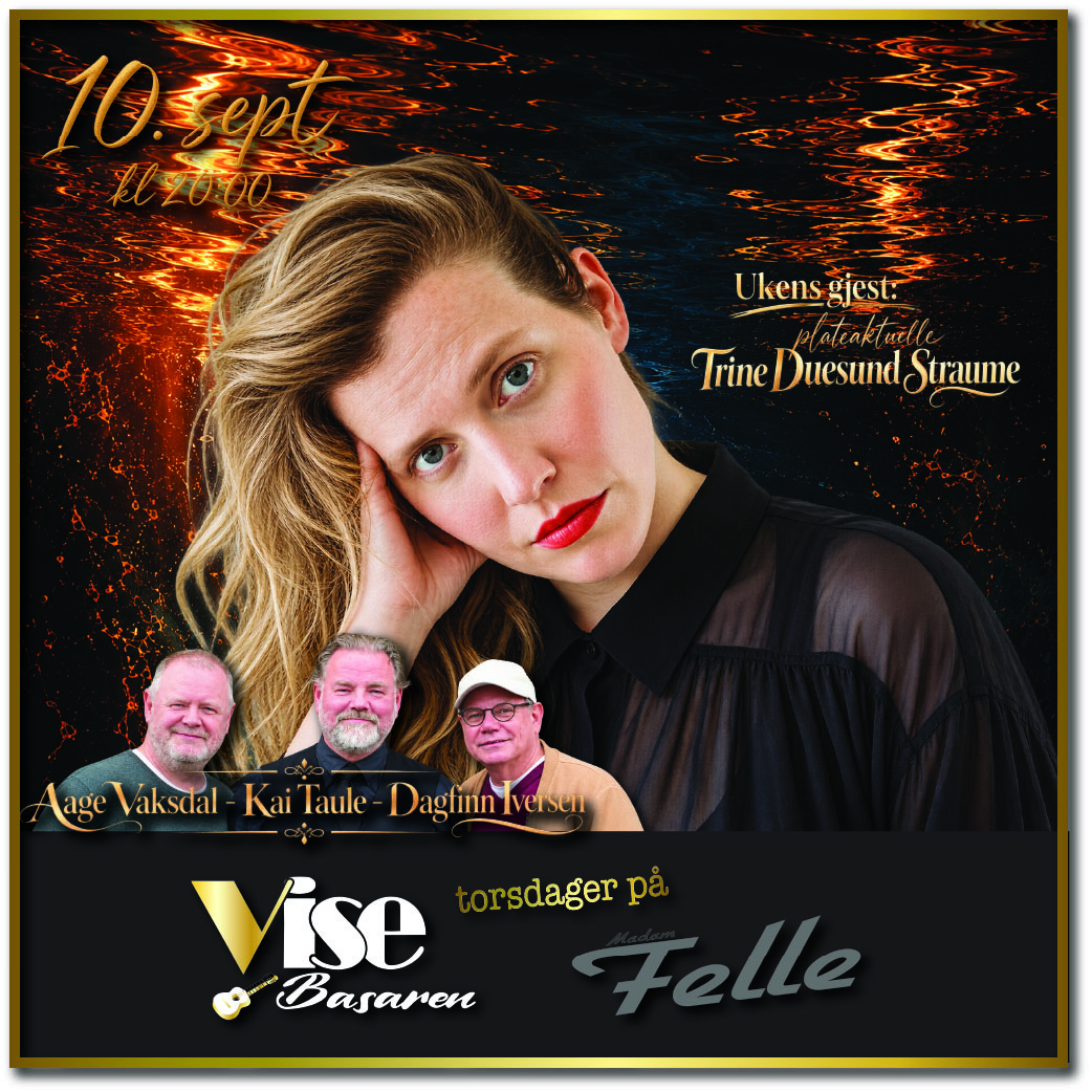 Event image VISEBASAREN med ukens gjest: Trine Duesund Straume