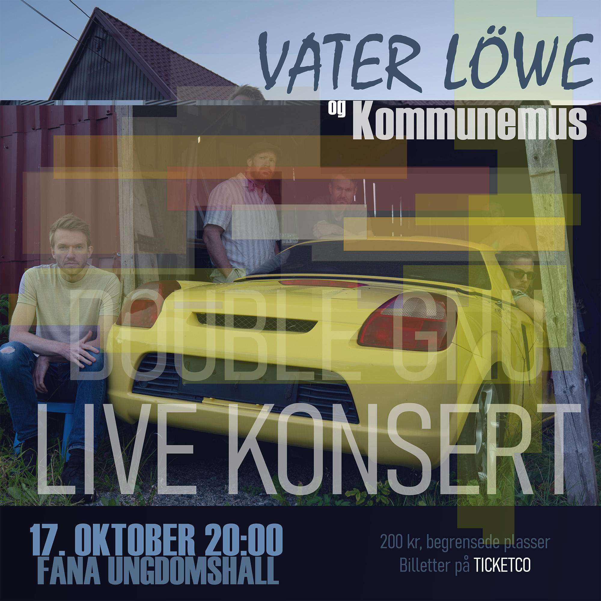 Event image KONSERT med Vater Löwe og Kommunemus