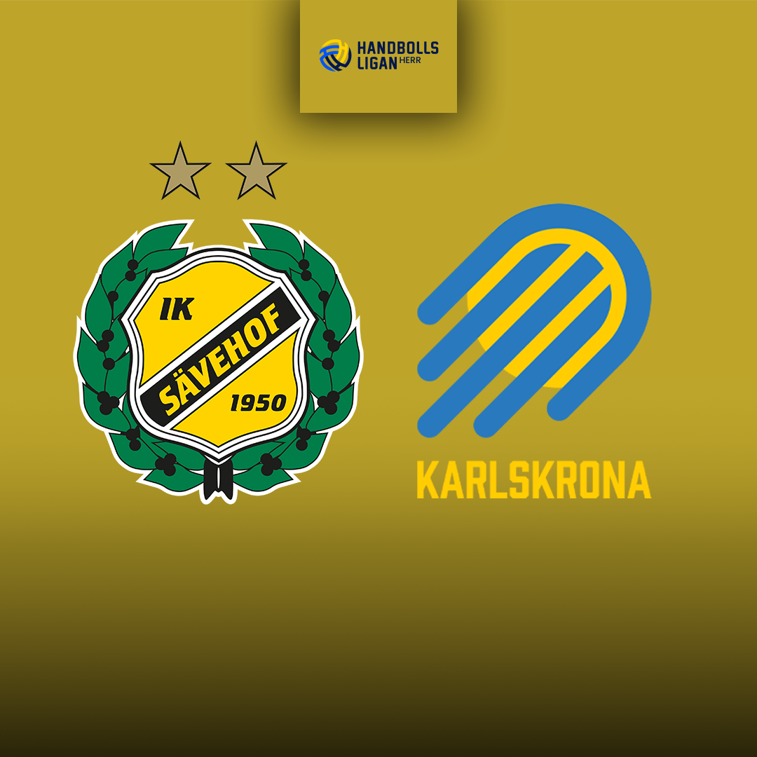 Event image IK Sävehof - HF Karlskrona | Handbollsligan Herr