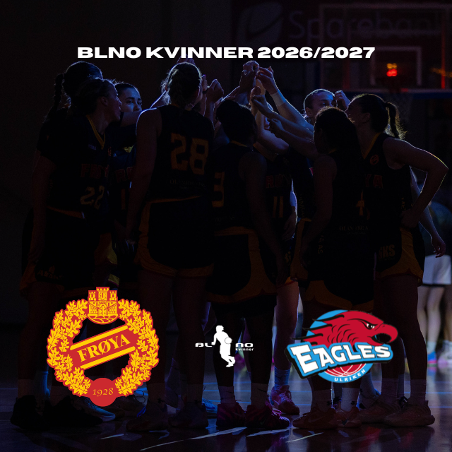Event image BLNO Kvinner 2026-2027: Frøya Basket vs Ulriken Eagles