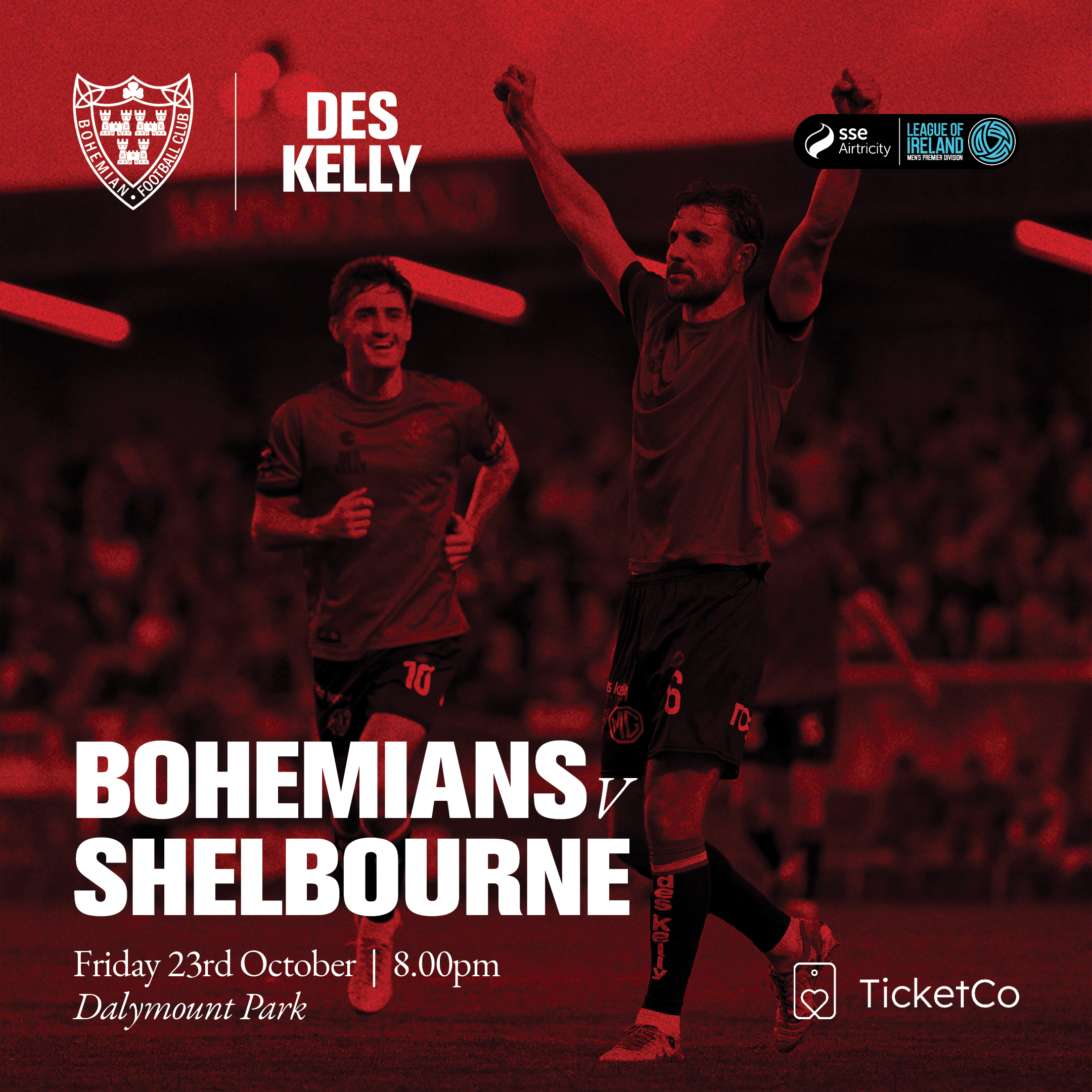 Event image Bohemian FC vs Shelbourne FC 