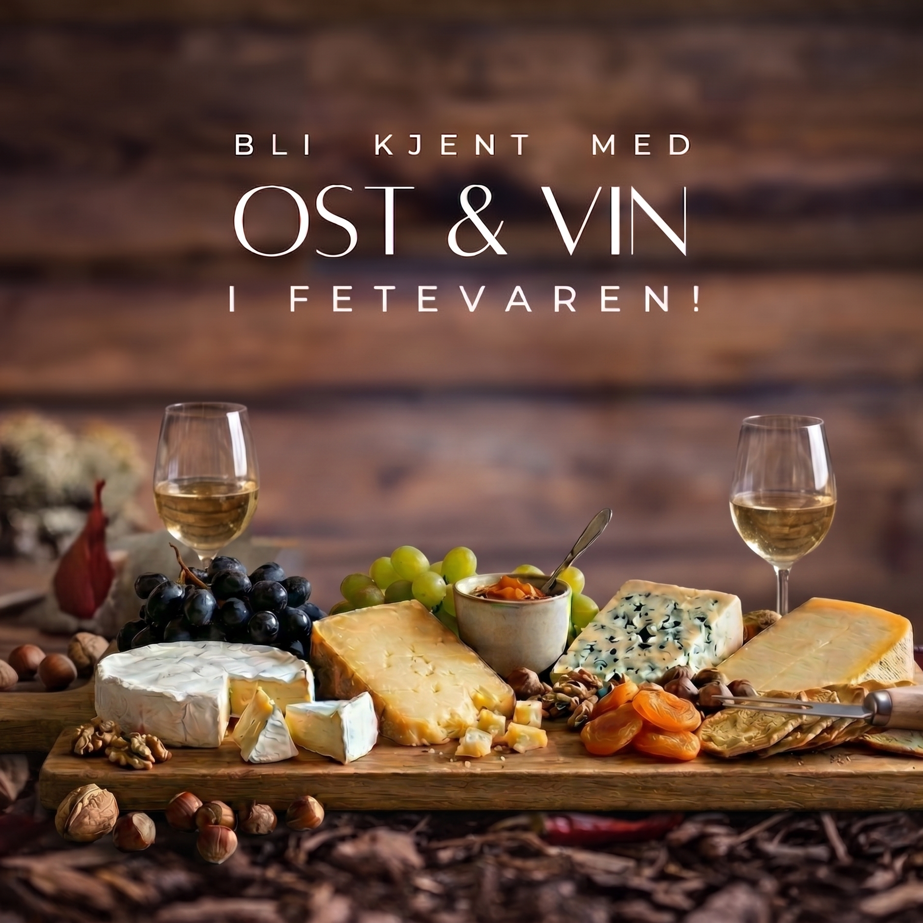 Event image Bli kjent med ost & vin i Fetevaren – 27. januar