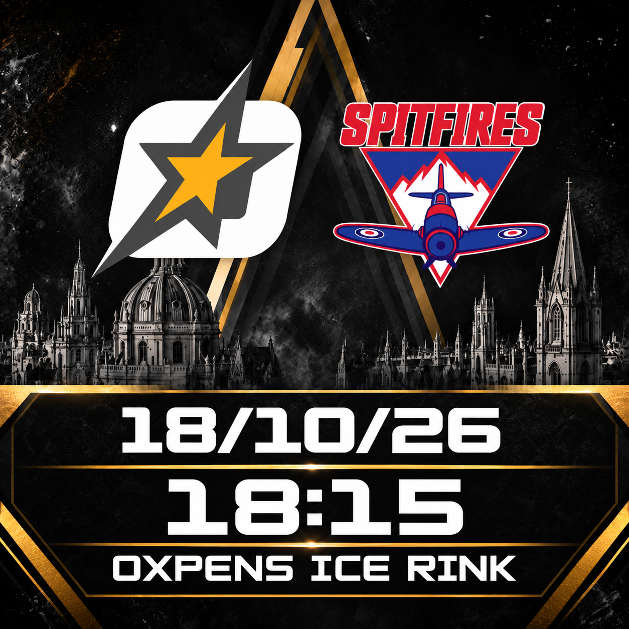 Event image Oxford Stars vs Slough Spitfires