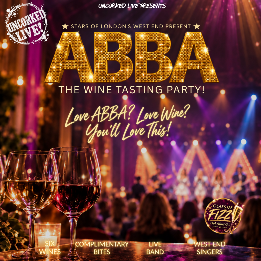 Event image Uncorked Live: The ABBA Themed Wine Tasting Party