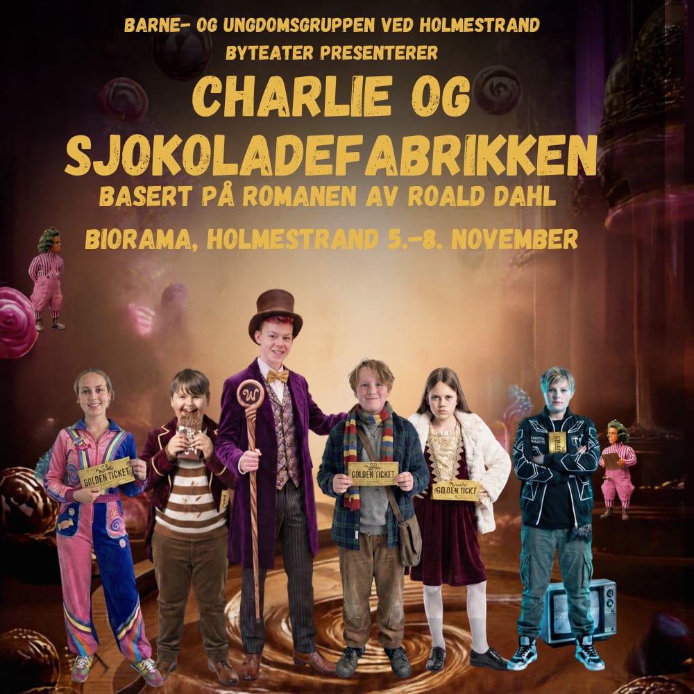 Event image Charlie og Sjokoladefabrikken // 05 - 08 November 2026