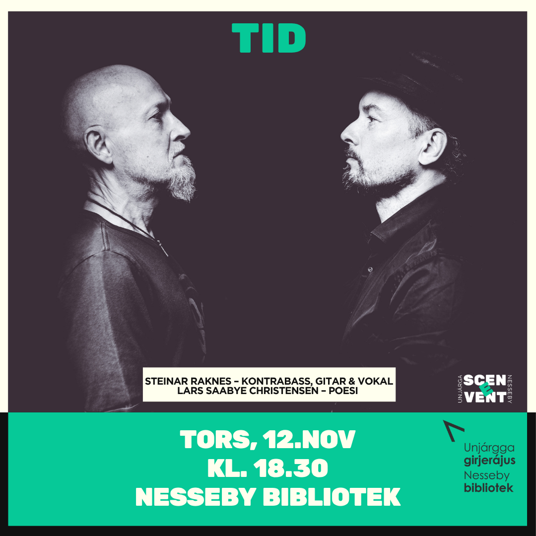 Event image TID: Steinar Raknes & Lars Saabye Christensen