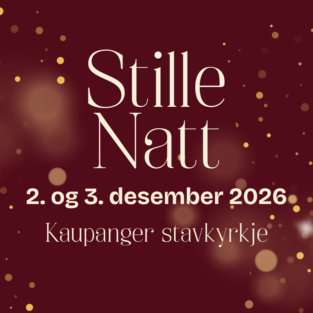 Event image Stille natt - Julekonsert i Kaupanger stavkyrkje 2. desember