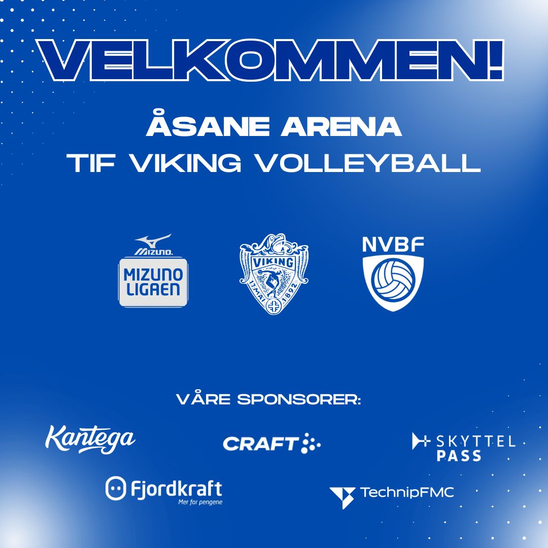 Event image TIF Viking Volleyball vs Førde VBK - sesongens første dobbeltarrangement!