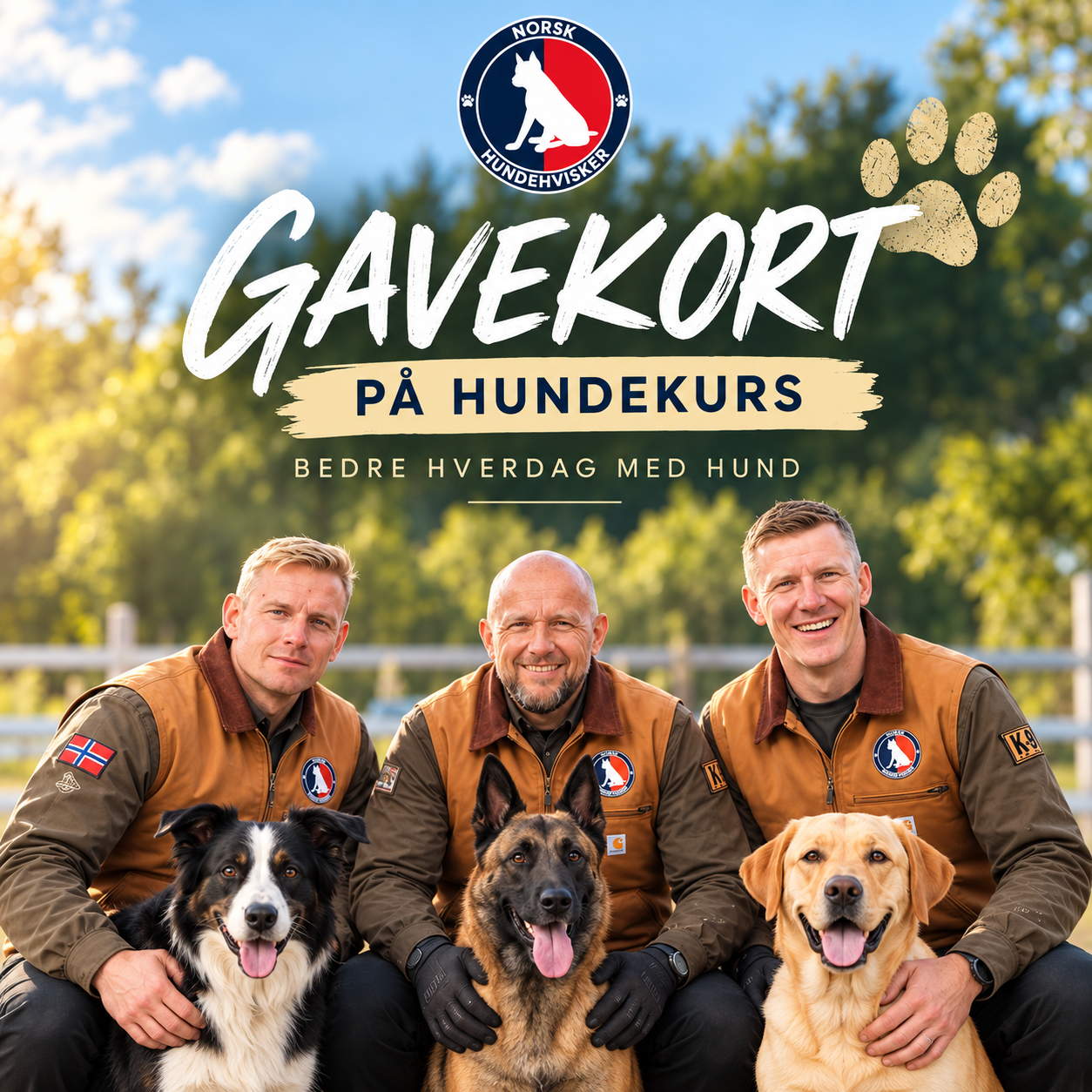 Event image Gavekort på hundekurs med Norsk Hundehvisker