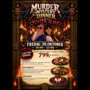 Event image Murder Mystery Dinner at ODINS KRO