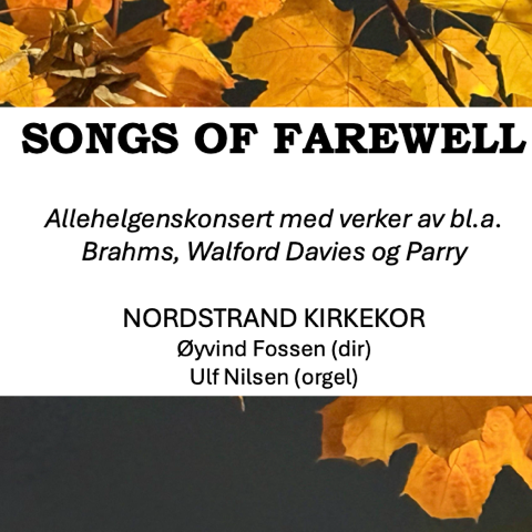 Event image Songs of farewell