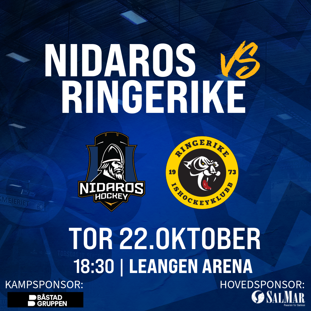 Event image Nidaros Hockey vs Ringerike 22.10.26