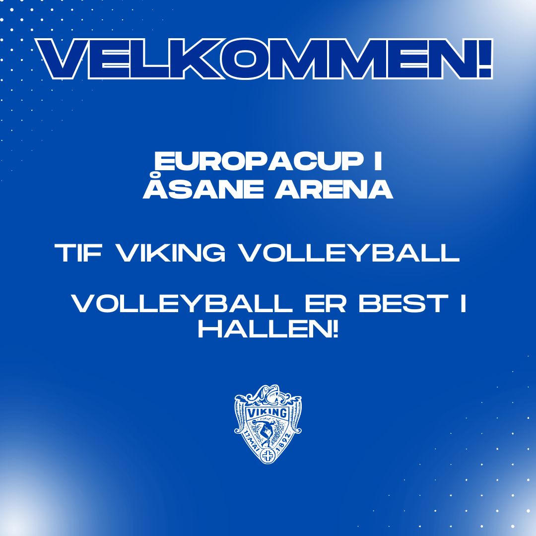 Event image EUROPACUP I ÅSANE ARENA - TIF VIKING VOLLEYBALL VS DRAISMA DYNAMO