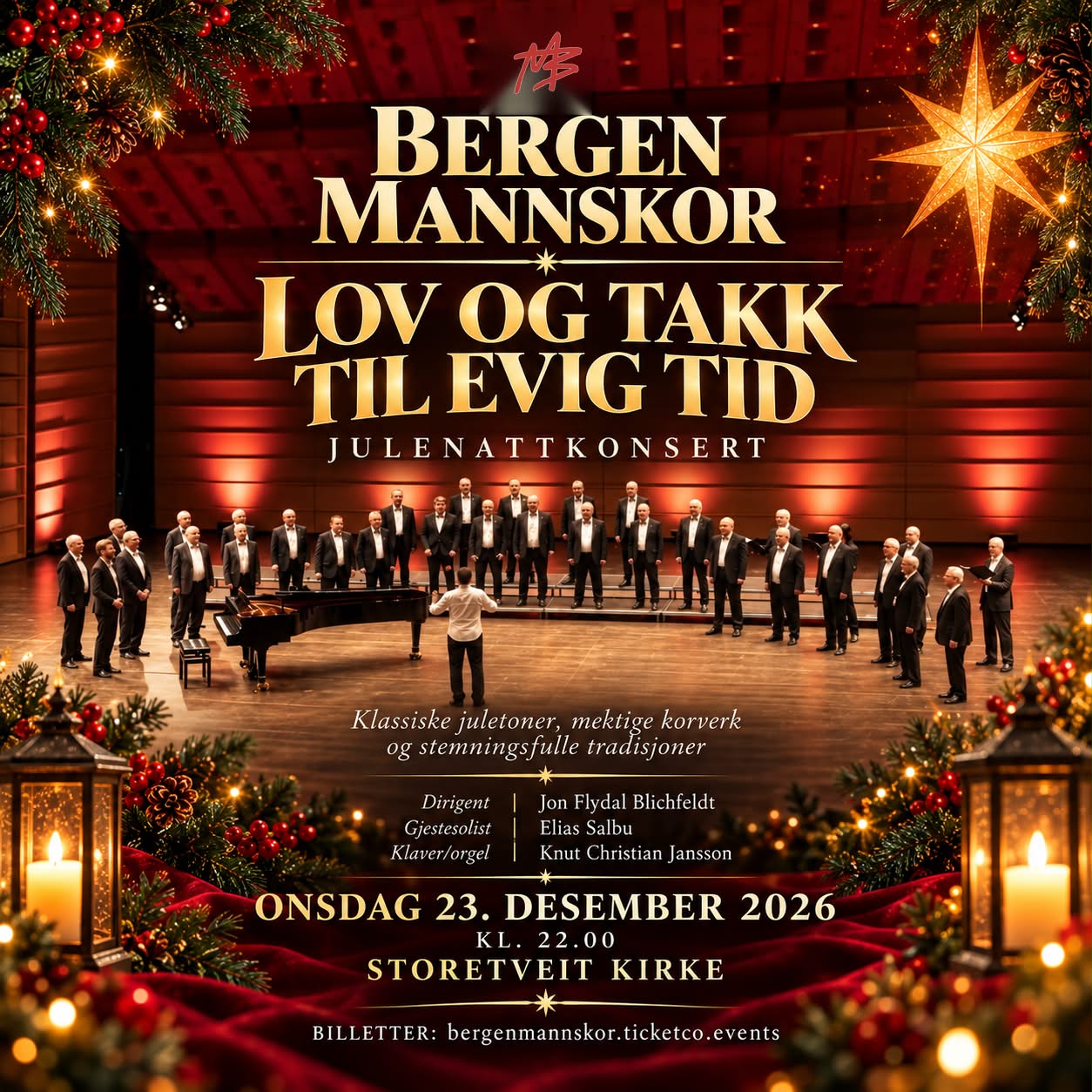 Event image Lov og takk til evig tid! - julenattkonsert