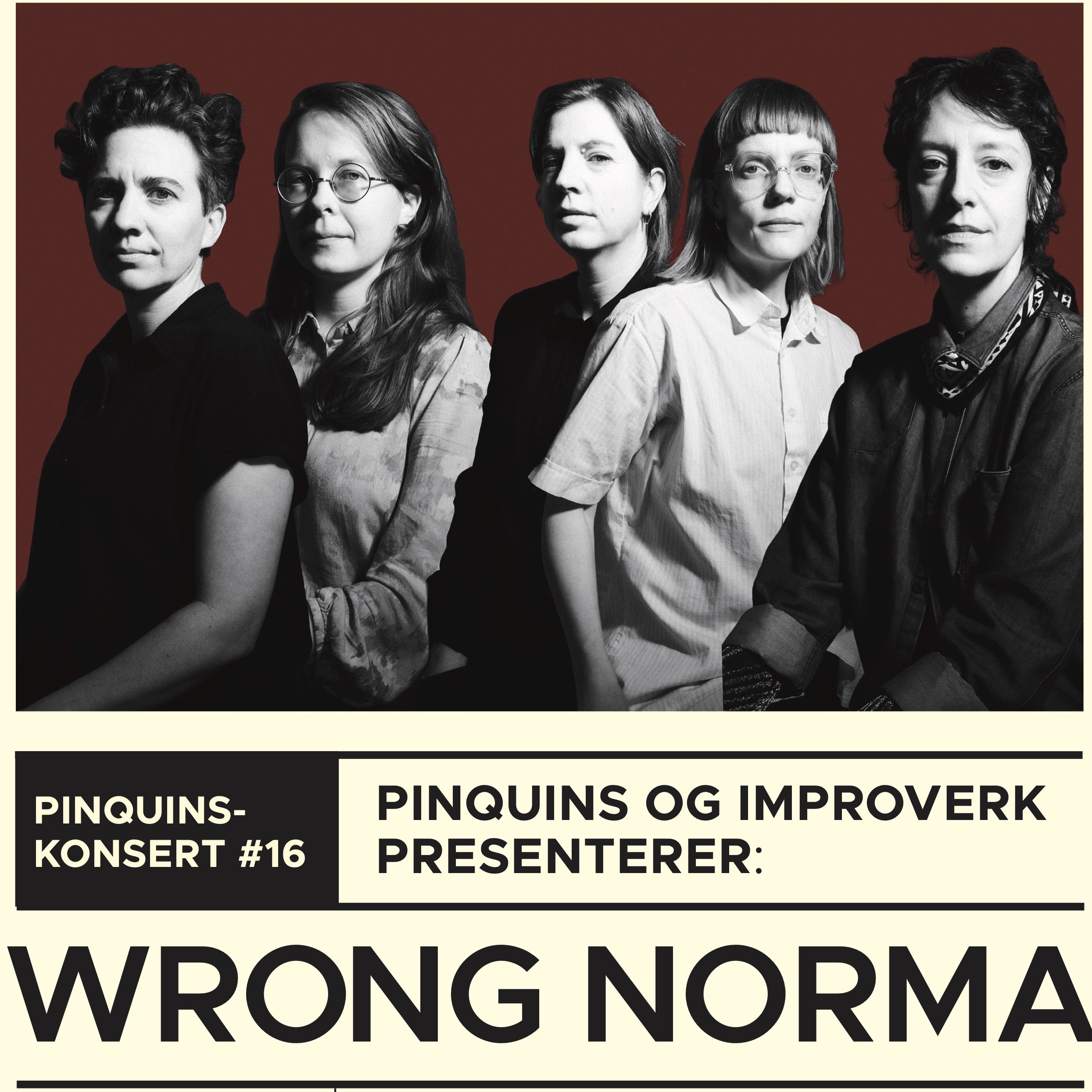 Event image Pinquins og Improverk: Wrong Norma