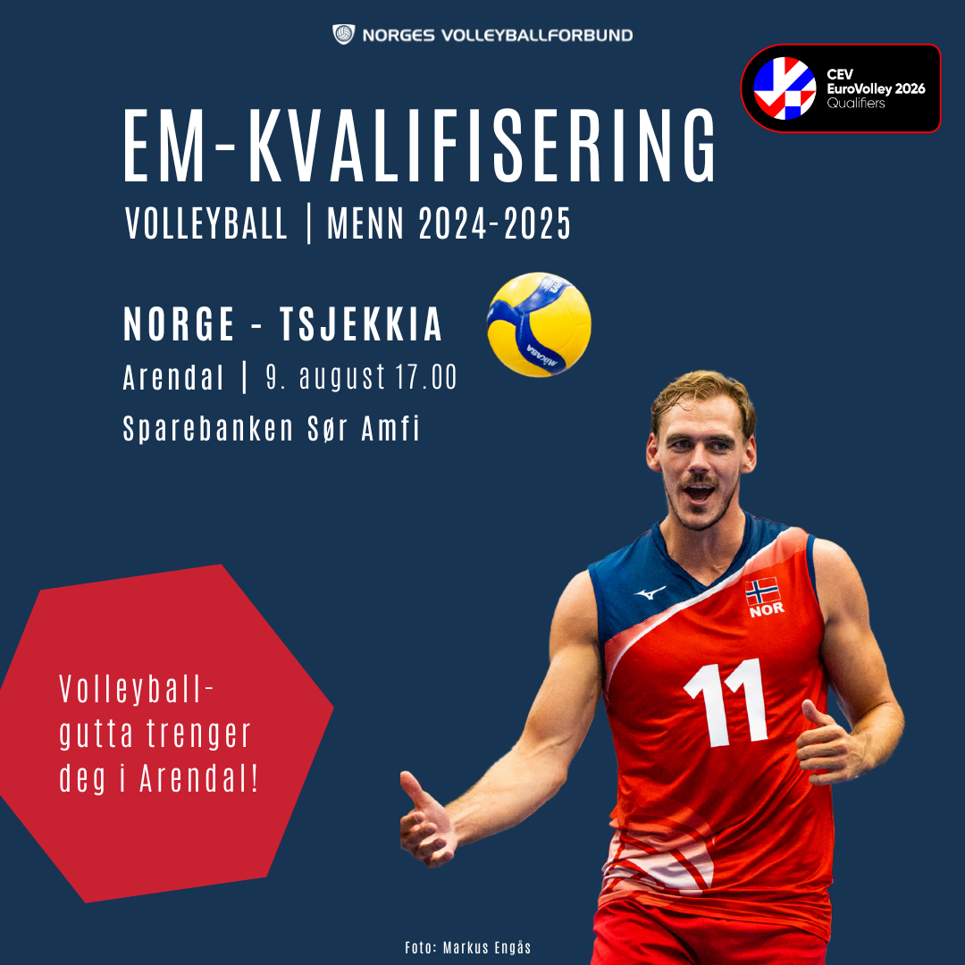 Event image EM-kvalifisering: Norge - Tsjekkia