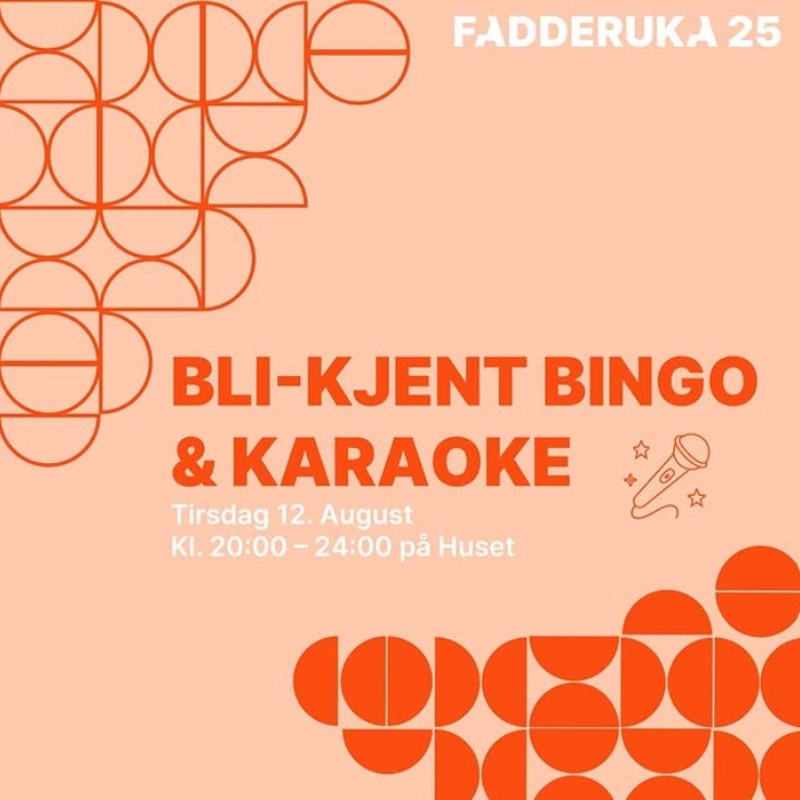 Event image Karaoke // FADDERUKA 2025 // Huset Gøvik