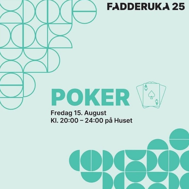 Event image Poker på huset // FADDERUKA 20205