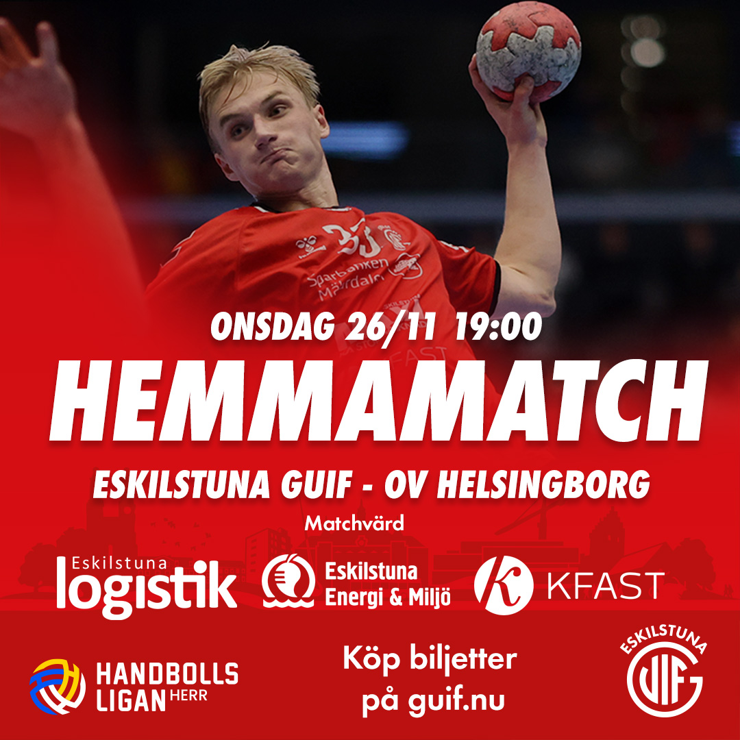 Event image Eskilstuna Guif - OV Helsingborg HK