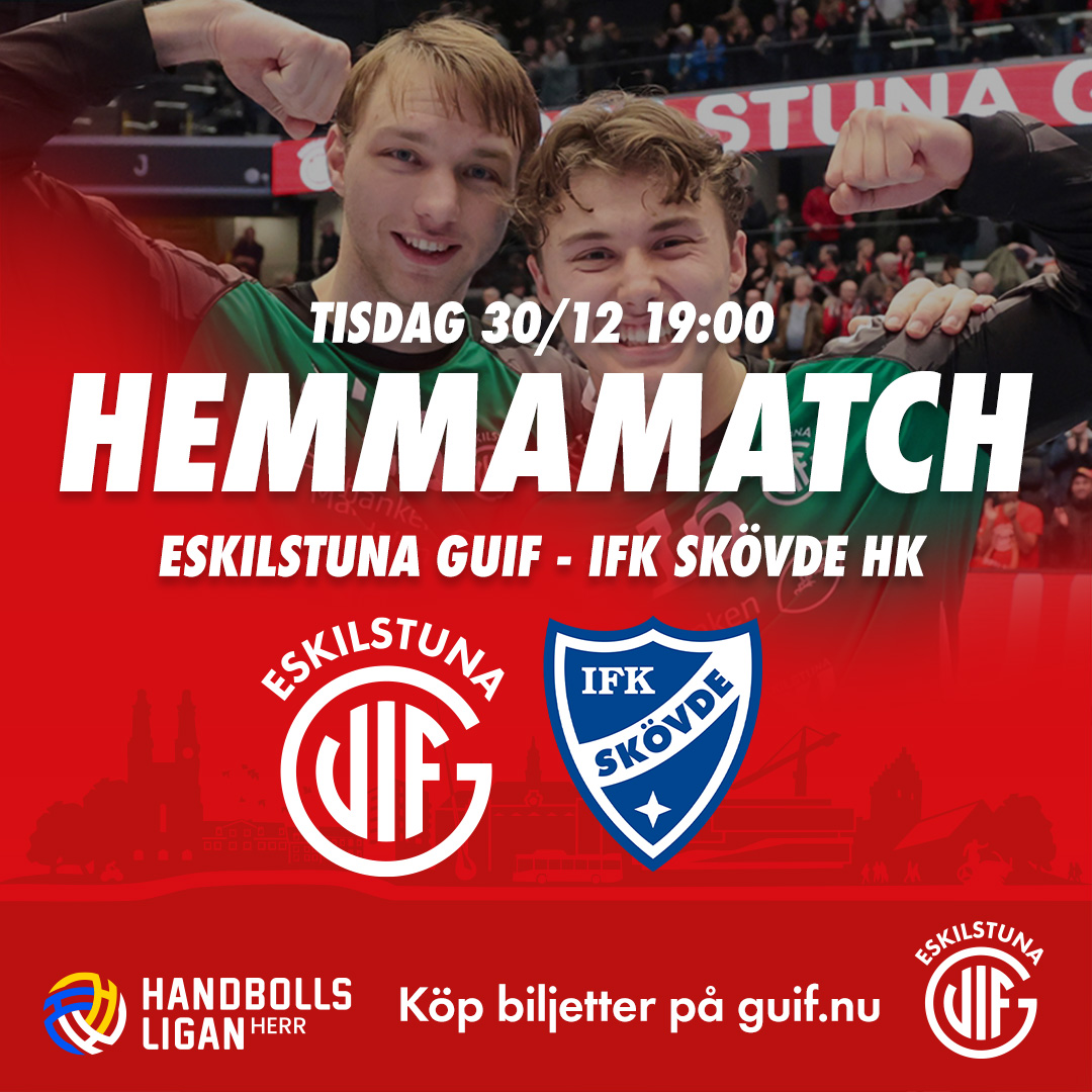 Event image Eskilstuna Guif - IFK Skövde HK (Hemvändarmatchen)