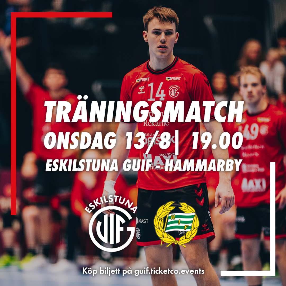 Event image Eskilstuna Guif - Hammarby IF HF (träningsmatch)