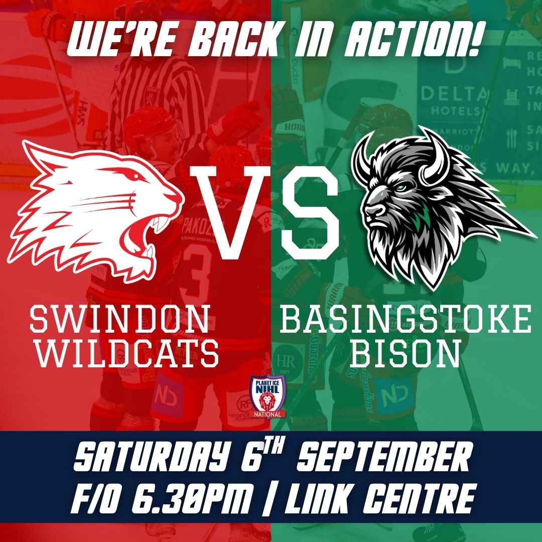Event image GAME TICKETS - Swindon Wildcats v Basingstoke Bison F/O 18:30
