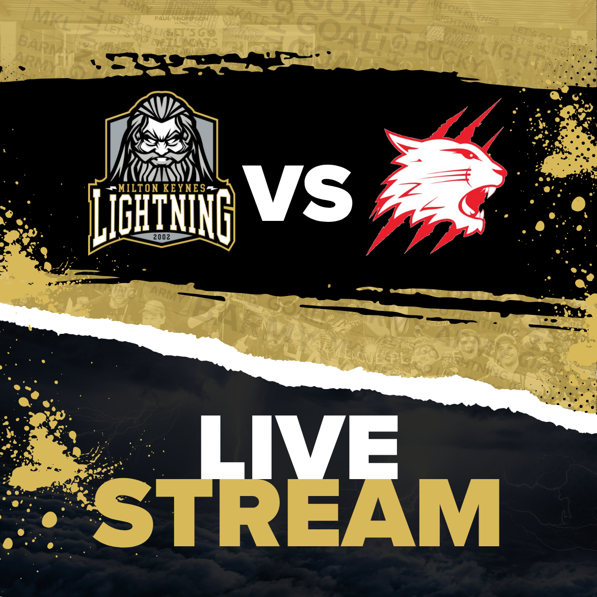 Event image Live Stream - Saturday - 25/10/2025 - Milton Keynes Lightning vs. Swindon Wildcats - League/Cup - Face Off - 19:00
