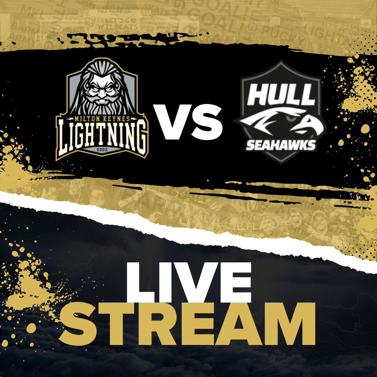 Event image Live Stream - Saturday - 08/11/2025 - Milton Keynes Lightning vs. Hull Seahawks - League - Face Off - 19:00