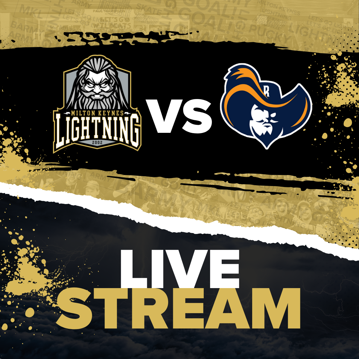 Event image Live Stream - Saturday - 15/11/2025 - Milton Keynes Lightning vs. Romford Raiders - League/Cup - Face Off - 19:00