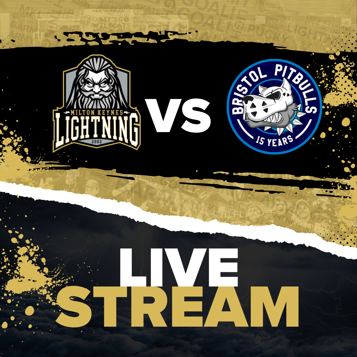Event image Live Stream - Sunday - 07/12/2025 - Milton Keynes Lightning vs. Bristol Pitbulls - League - Face Off - 17:30