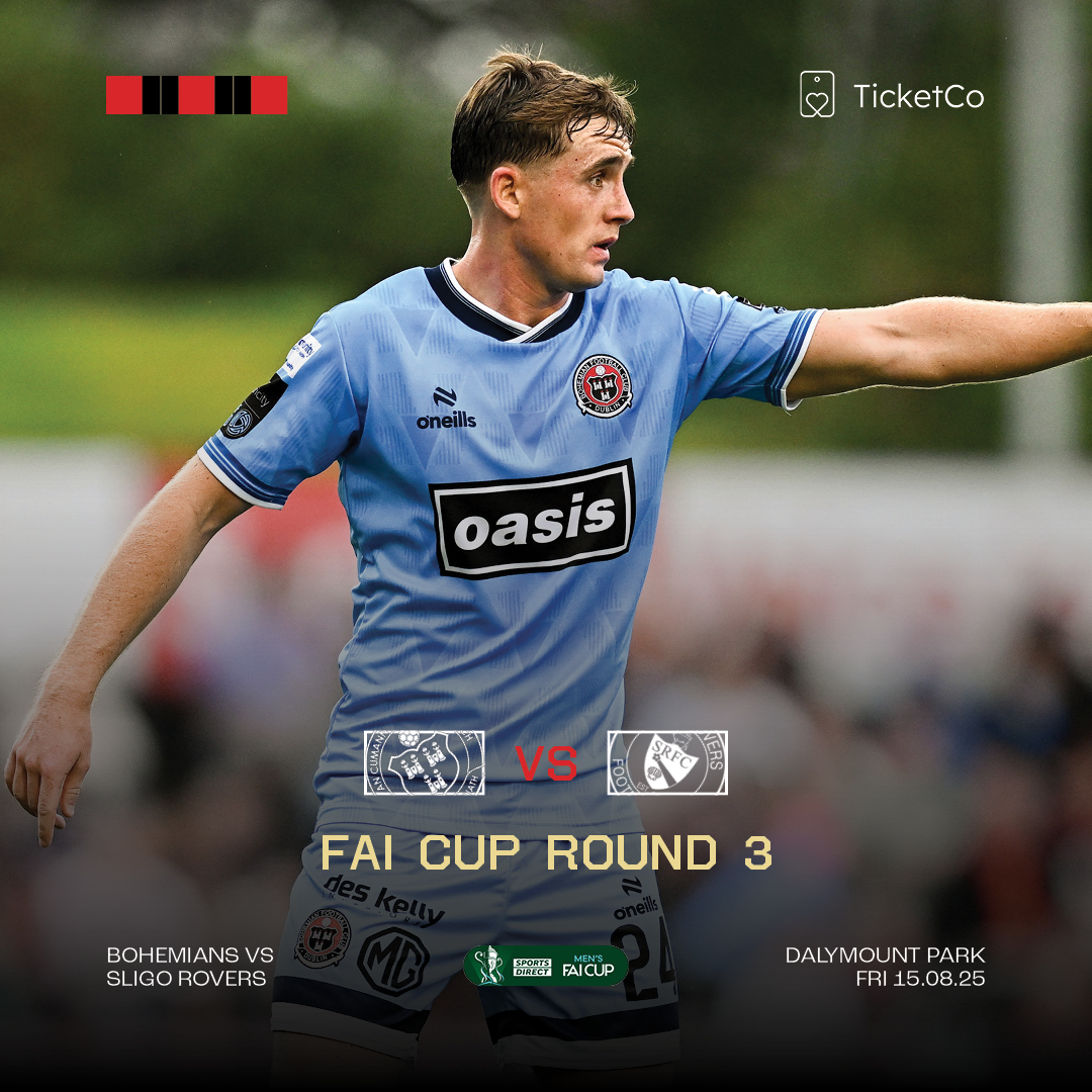 Event image FAI Cup: Bohemian FC vs Sligo Rovers FC