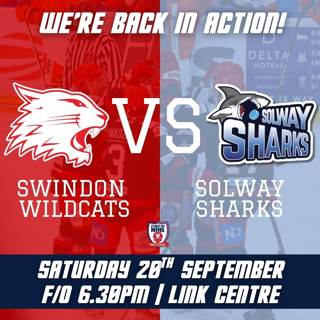 Event image GAME TICKETS - Swindon Wildcats v Solway Sharks F/O 18:30
