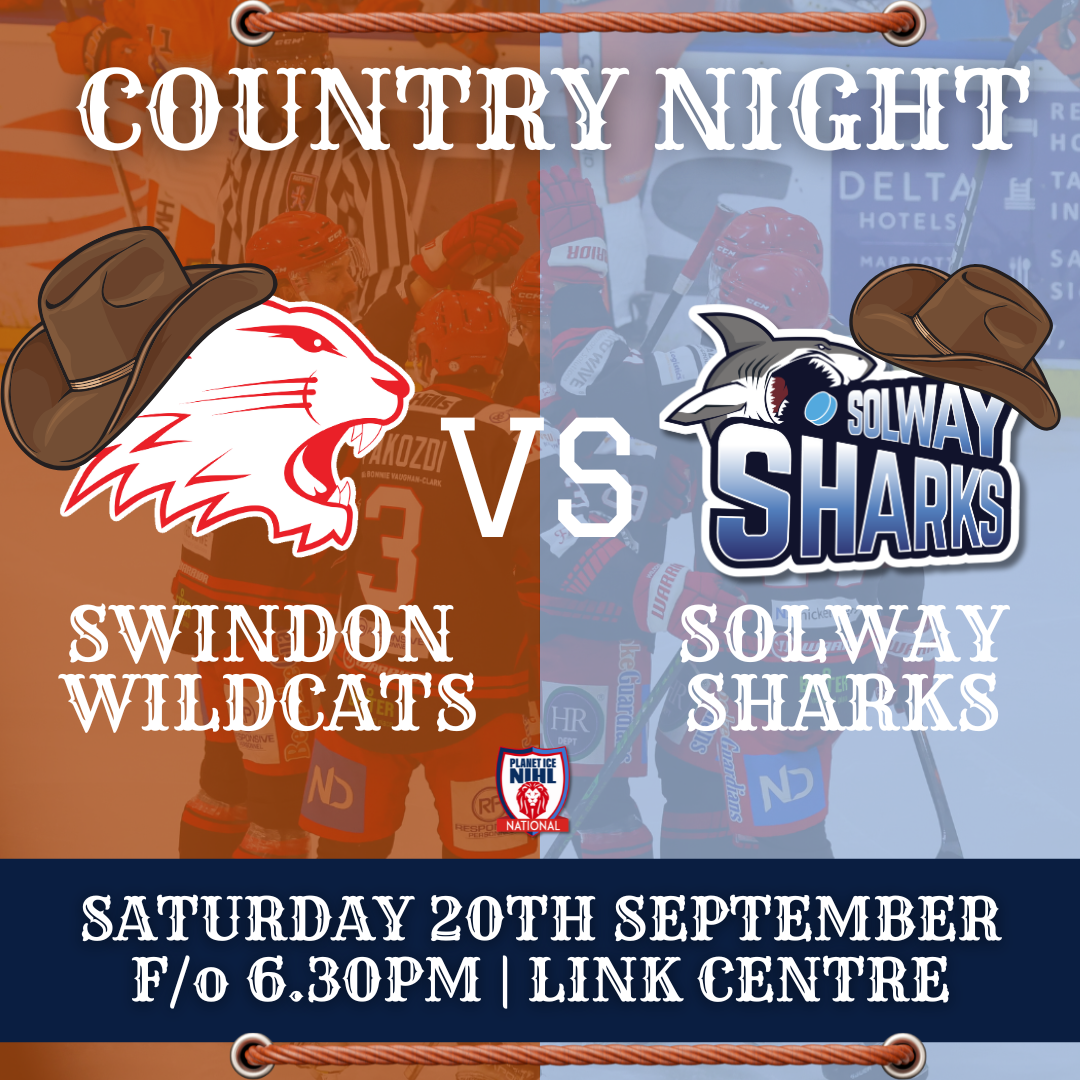 Event image GAME TICKETS - Swindon Wildcats v Solway Sharks F/O 18:30