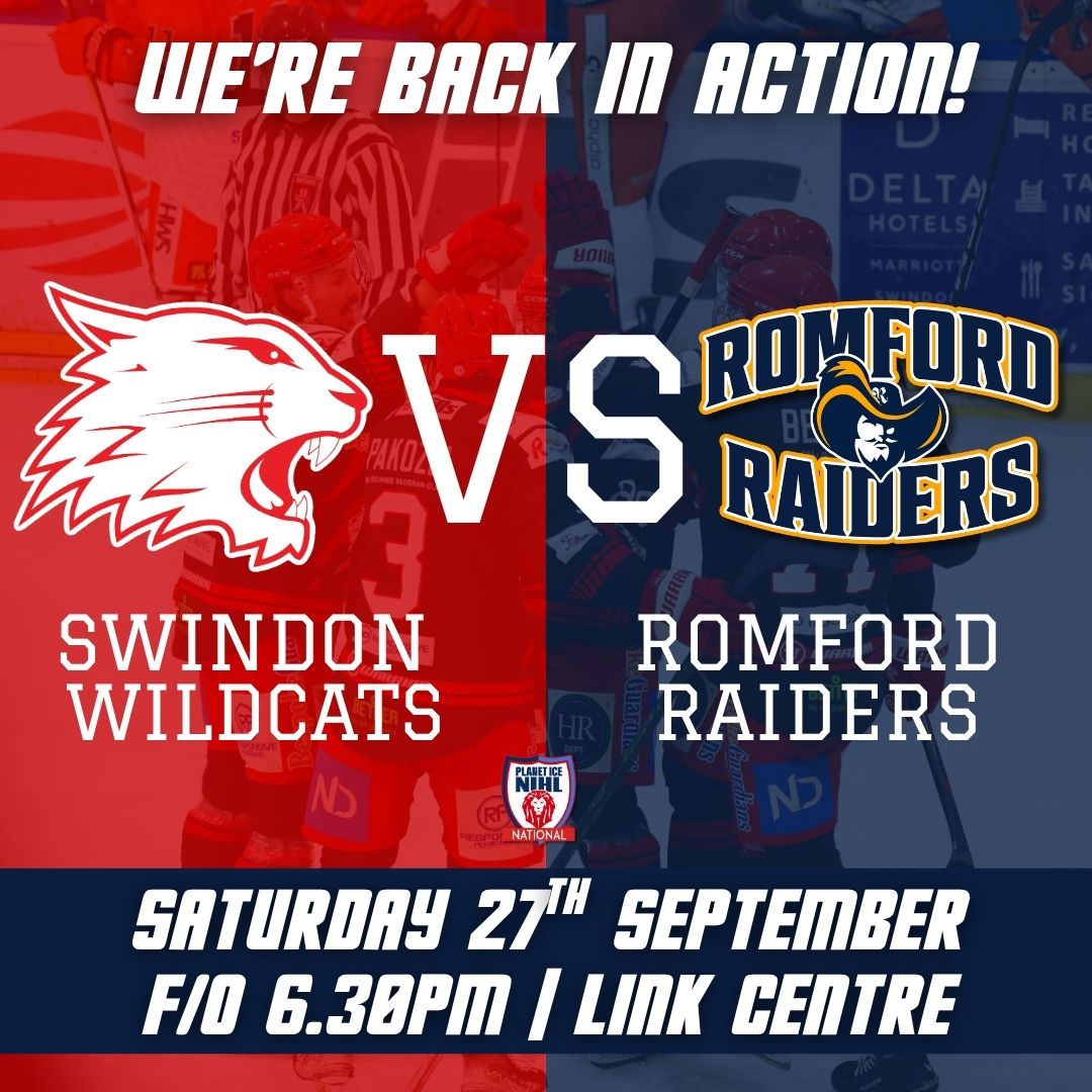 Event image GAME TICKETS - Swindon Wildcats v Romford Raiders F/O 18:30