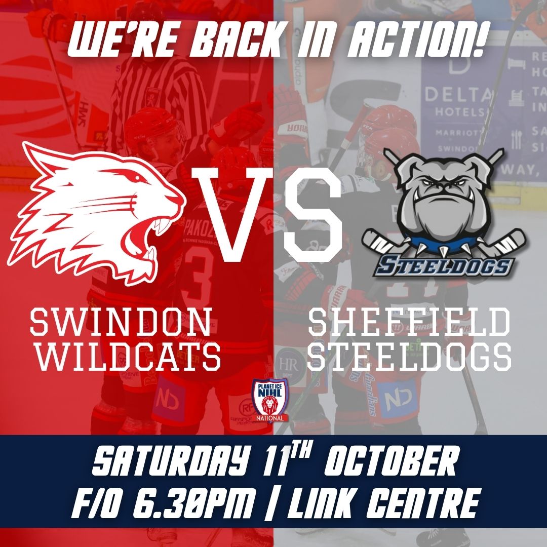 Event image GAME TICKETS - Swindon Wildcats v Sheffield Steeldogs F/O 18:30