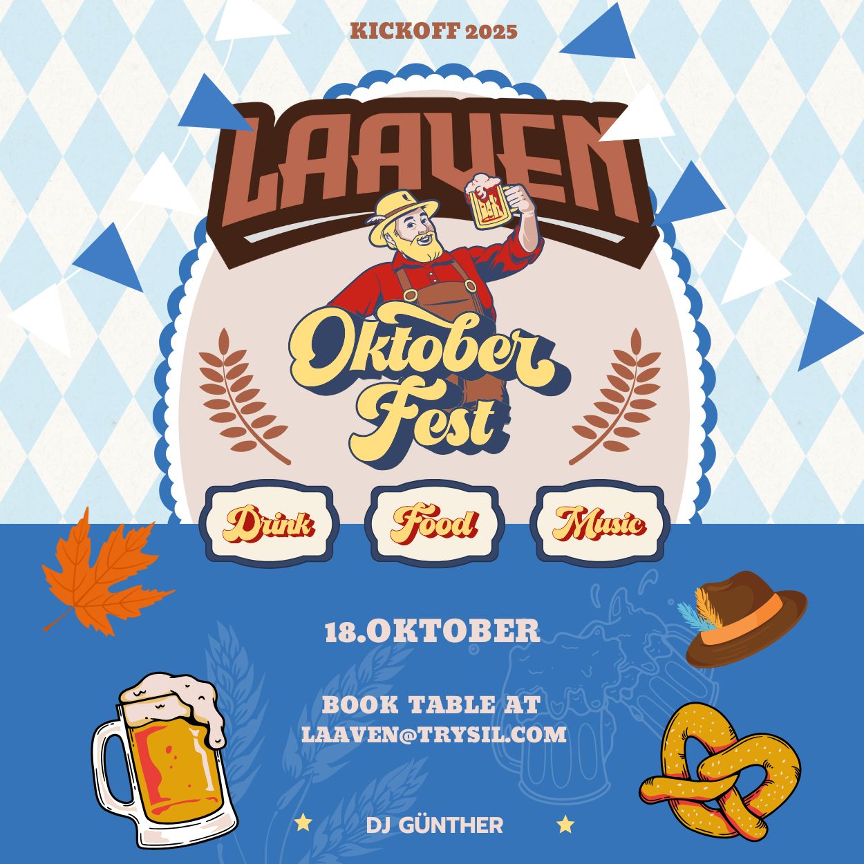 Event image OKTOBERFEST PÅ LAAVEN med mat