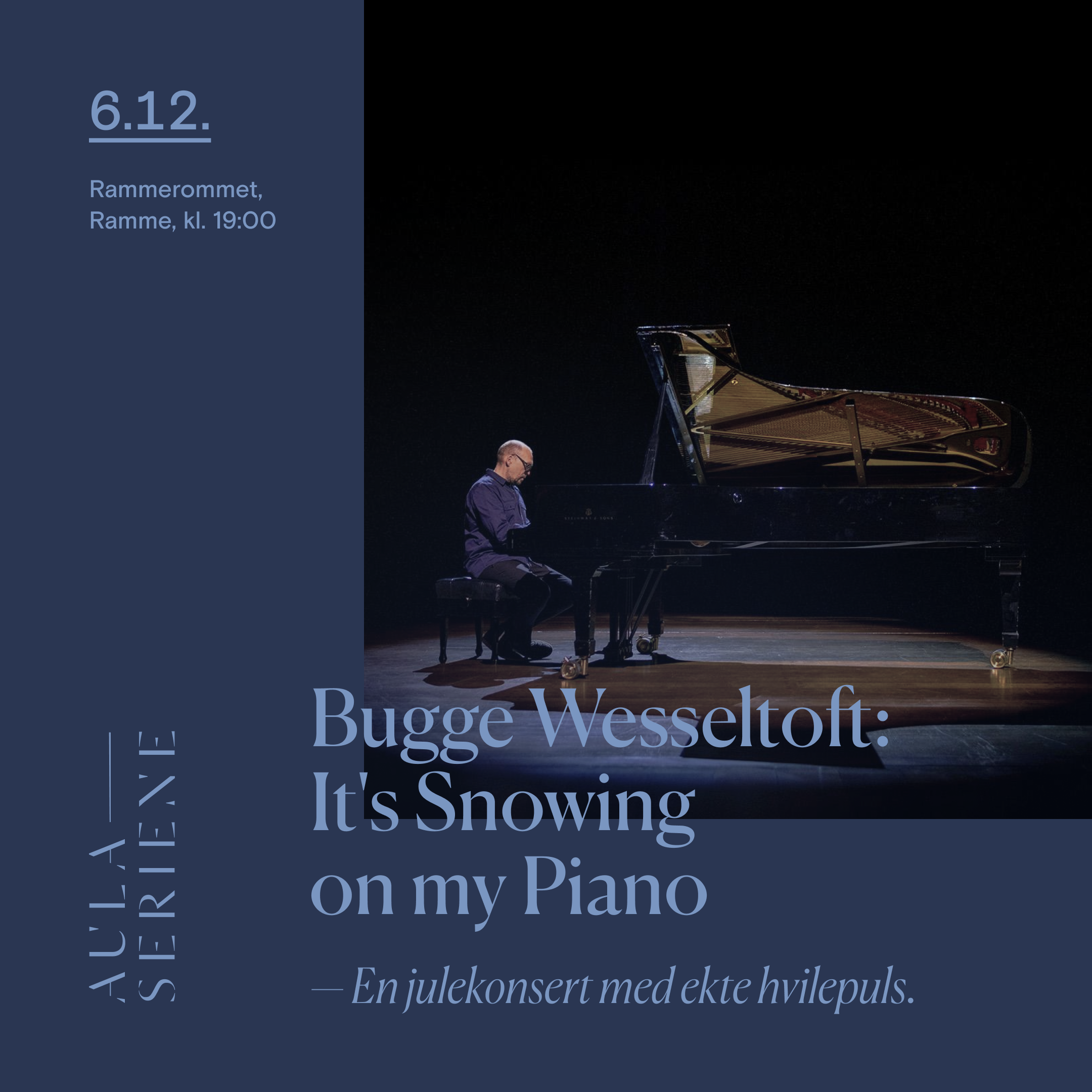 Event image Bugge Wesseltoft: It's snowing on my piano